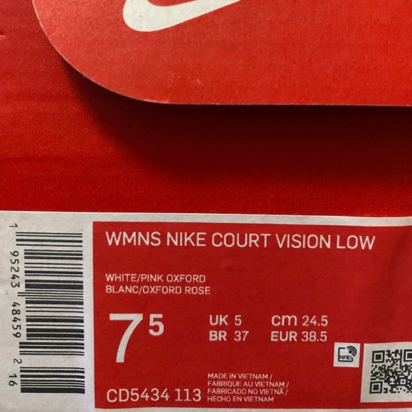 Nike Women's Court Vision Low Shoes - Picture 5 of 5